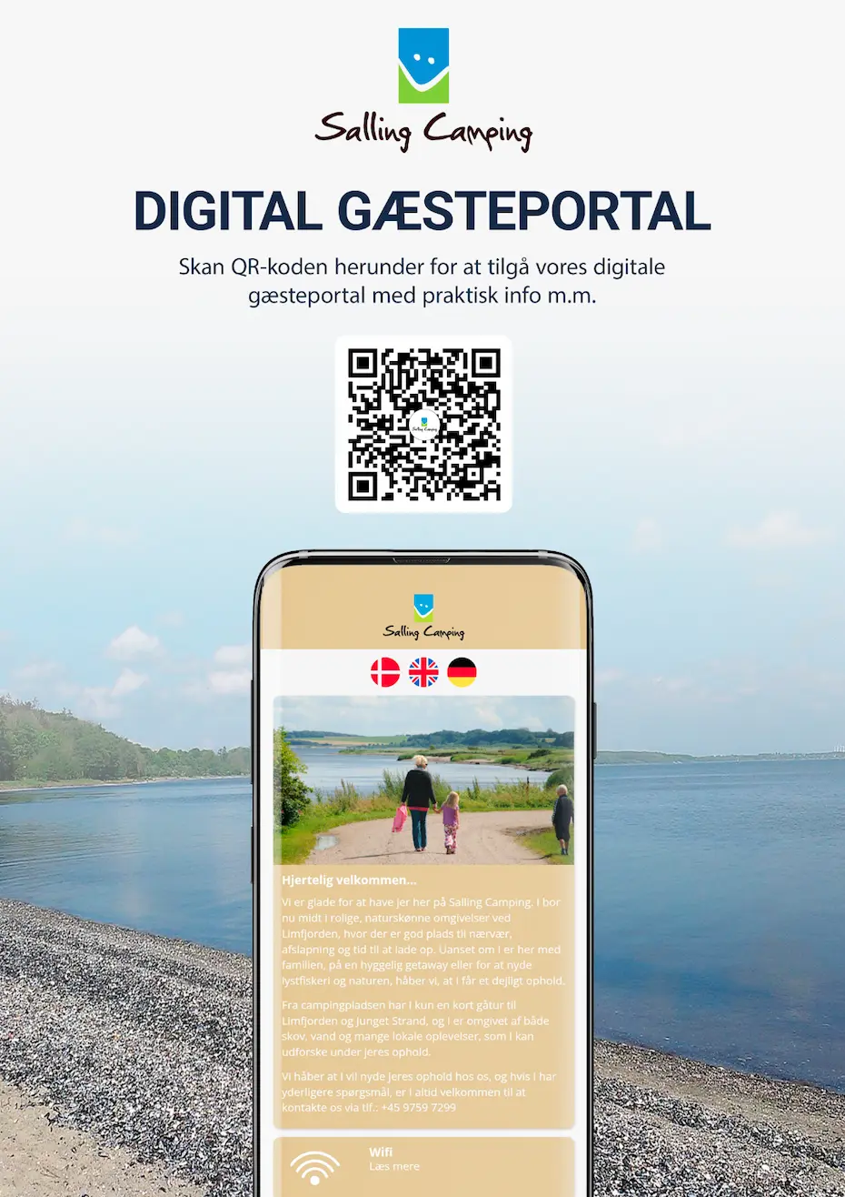 Salling Camping – digital gæsteportal