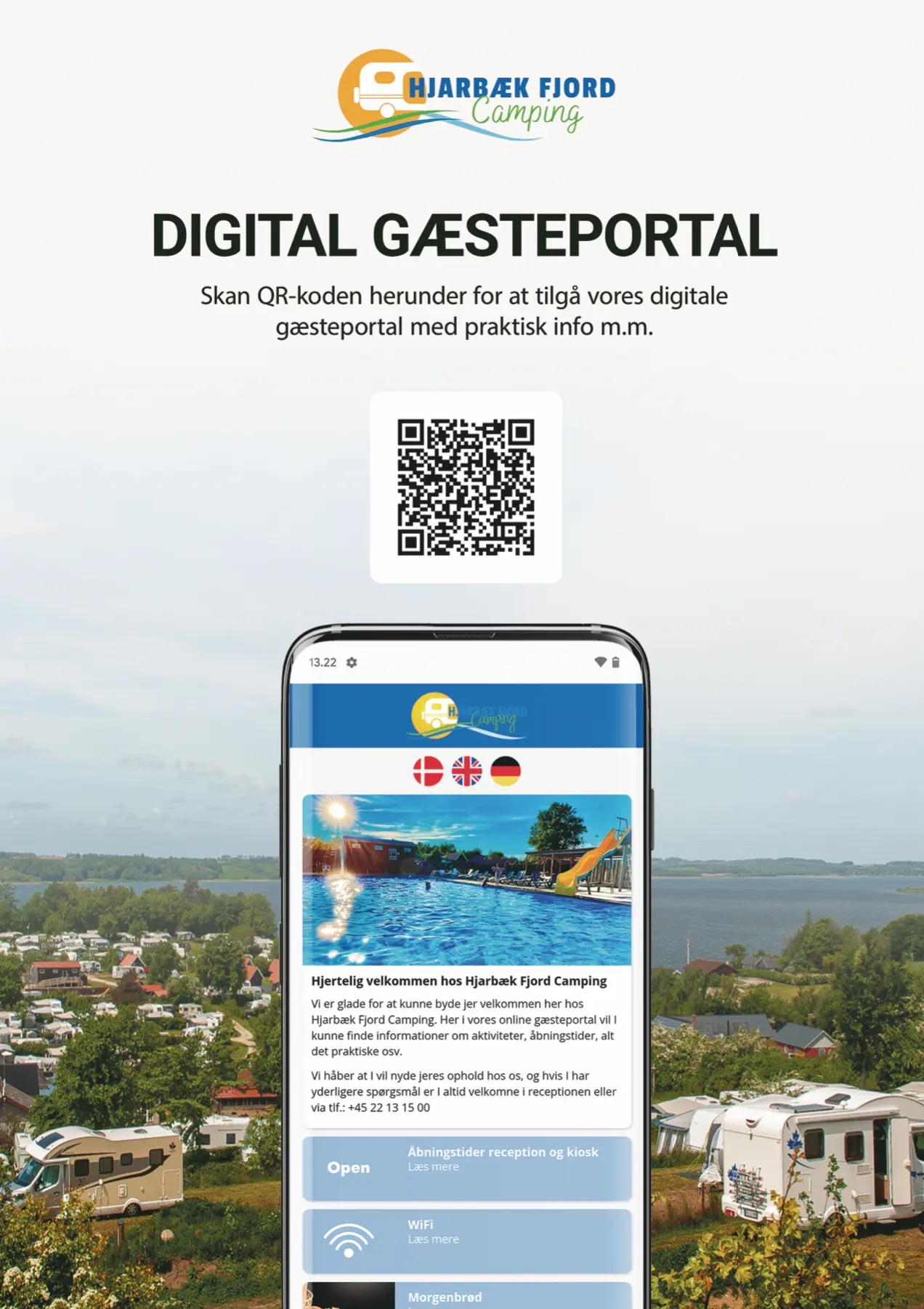 Hjarbæk Fjord Camping – digital gæsteportal