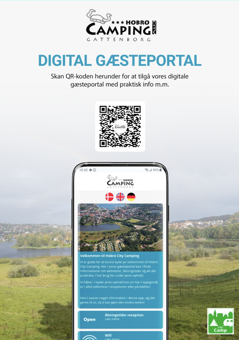 Hobro City Camping – digital gæsteportal