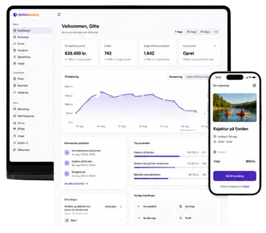 GoVisit Booking vist på enheder